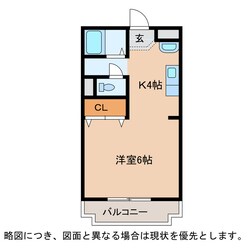 ユースコートの物件間取画像